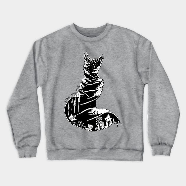 Fauna Fox Crewneck Sweatshirt by StrayTogether